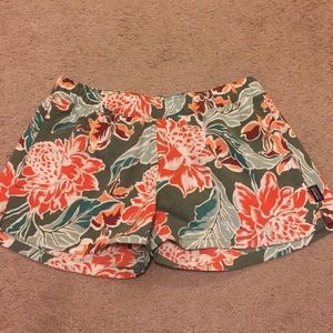 Patagonia Floral Active Shorts
